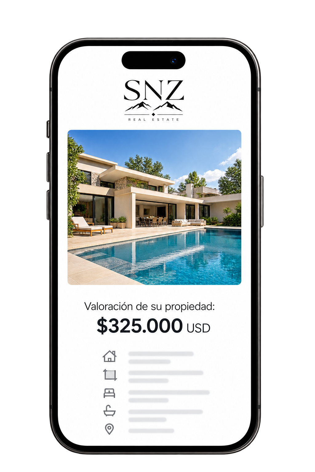 Valoración online de su propiedad con SNZ Sociedad Inmobiliaria
